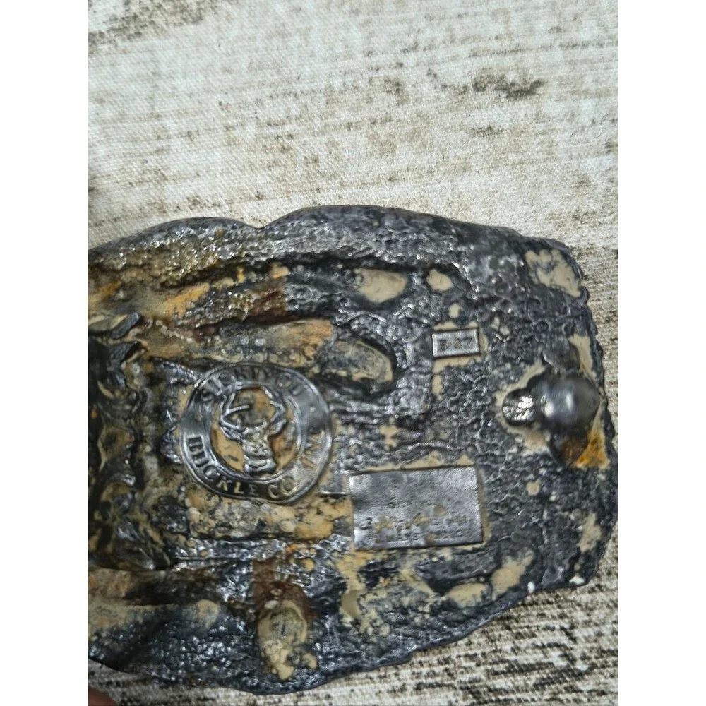 Siskiyou Buckle Co Vintage 80s Color Aircraft Buckle